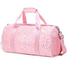 Dance Bag for Girls Soft Fluffy Ballet Bag Sports Gym Bag Travel Duffel Bag f...