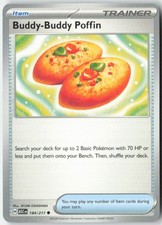 Buddy-Buddy Poffin 184/217 Common Ascended Heroes Pokemon Near Mint