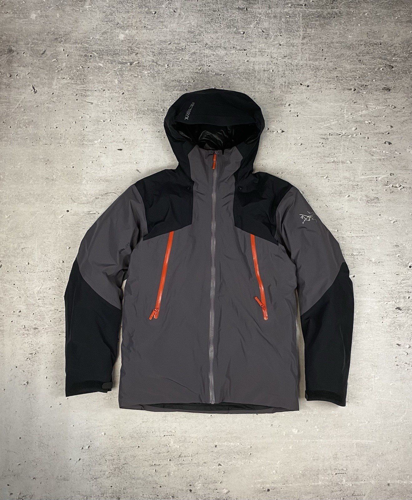 Arc'teryx Stikine Gore Tex Giacca da Sci Isolata RECCO Uomo S Grigio Nero