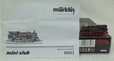 Marklin mini z 88943 Tenderlok BR 94 1343 5polig metaal