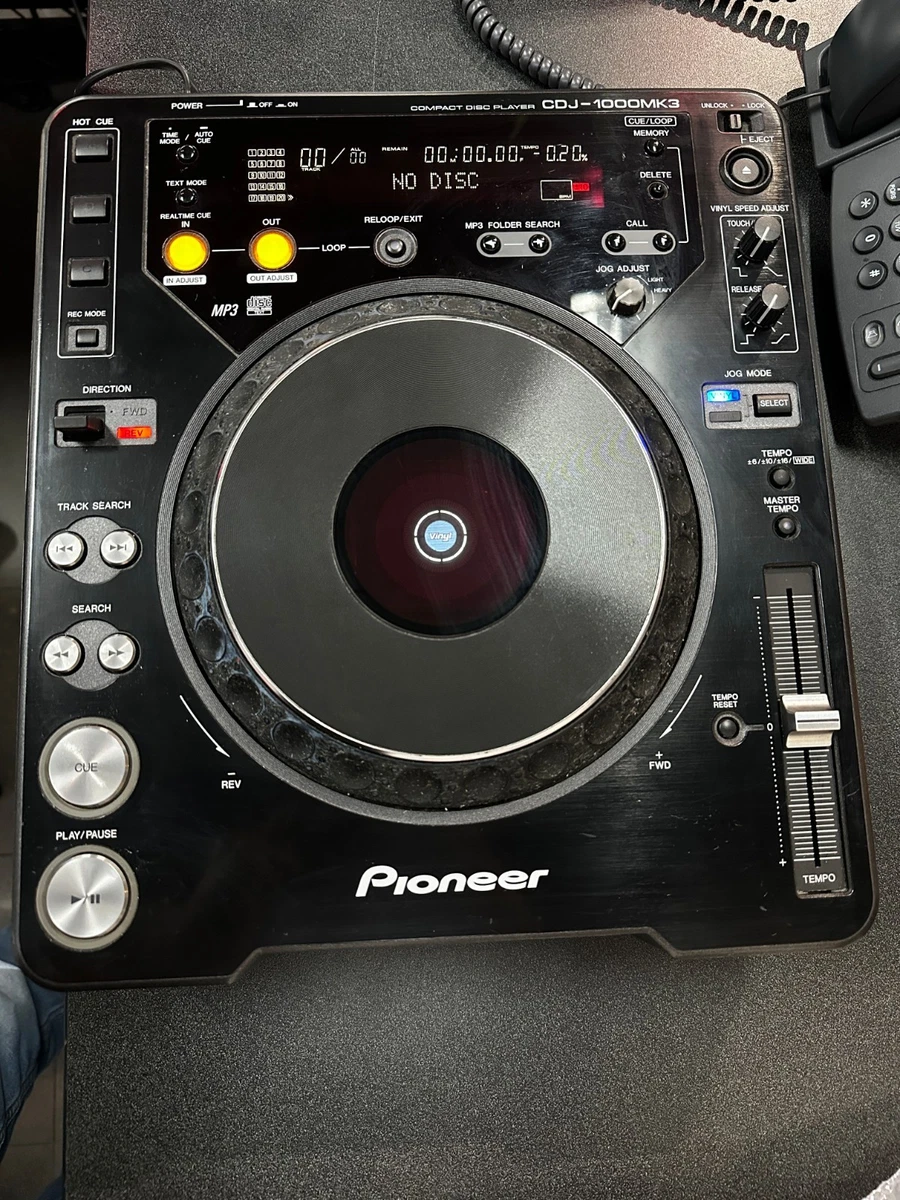Pioneer CDプレーヤー CDJ-1000 DJ用 Pioneer パイオニア CDJ-1000 プロ用DJ機材 CDJ プレーヤー CDJ