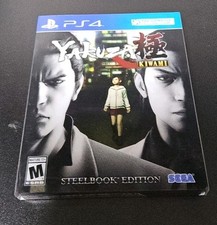 Yakuza Kiwami- No Game -SteelBook Case Only- Sony PlayStation 4