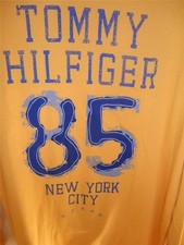 BOY'S JERSEY LONG SLEEVE T-SHIRT WINTER SHIRT NWT SZ XL 20 TOMMY HILFIGER