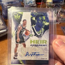 Panini Court Kings 2023-24 Heir Apparent Auto Rookie HA-DWN /125 Whitehead Nets