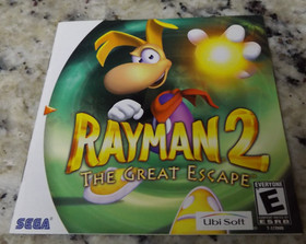 Rayman 2: The Great Escape (Sega Dreamcast, 2000) Complete w/ Manual FREE SHIPN!