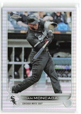 2022 Topps Chrome Refractor Yoan Moncada Chicago White Sox #127
