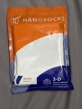 Nanosocks Socks 3D Nano-Weave Technology Nanomx-WT-3 White Size 3 NEW