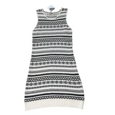 Baevely Knit Sleeveless Bodycon Dress Bohemian Size Large Unlined Fair Isle NWT