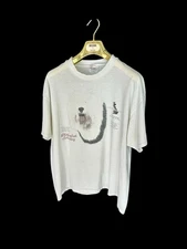 Vintage 90’s Old English Sheepdog Tshirt Distressed Sz Large Great Britain UK