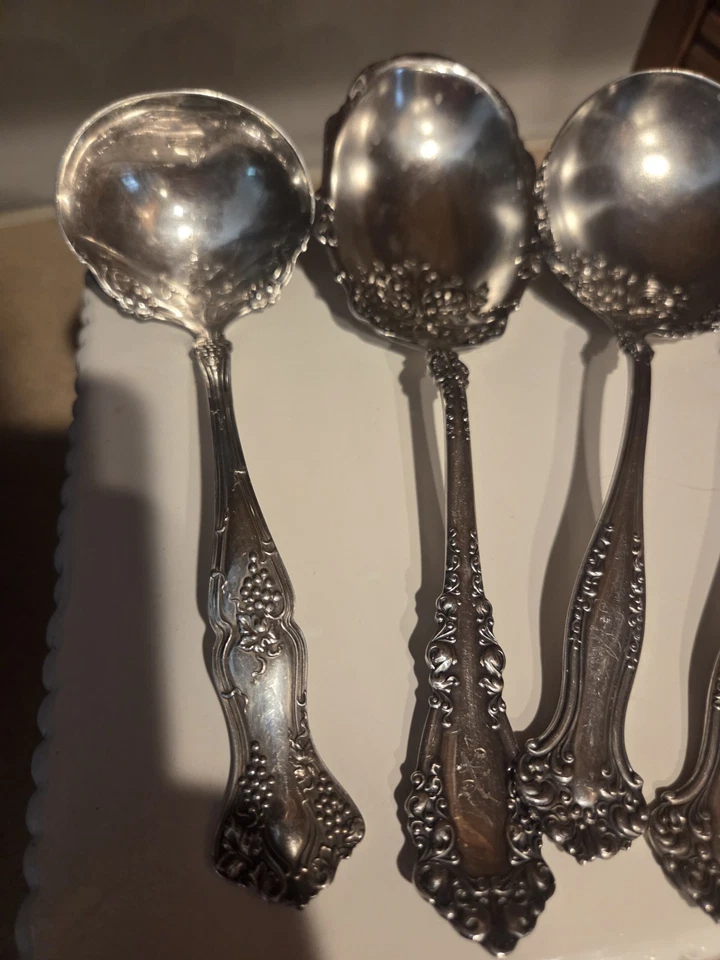 Vajilla de plata antigua A1 Roggers Bros 1847   Foto 3 de 4