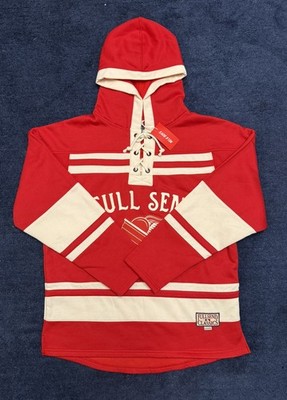 FULL SEND NELK BOYS- S-Red Cup Mens Hockey Lace Up Pullover Hoodie NWT MSRP $160