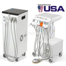 Dental Portable Delivery Unit System Air Compressor Cart/Suction System Vacuum