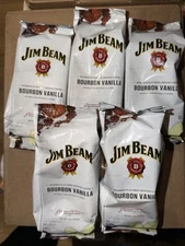 Jim Beam Bourbon Vanilla Flavored Ground Coffee, 4oz Bags, 5 count