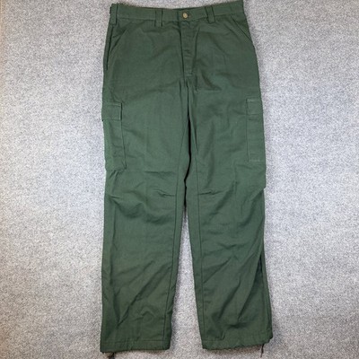 FSS Wildland Fire Fighting Pants Mens 32-36 Long 36x34 Green Aramid Cargo