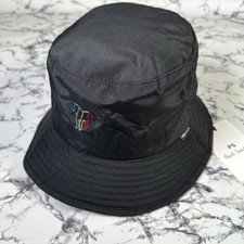 PS PAUL SMITH Mens Black Broad Zebra Nylon Bucket Hat SIZE MEDIUM BNWT Authentic