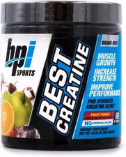 BPI Sports Best Creatine For Muscle Growth Fruit Punch 50 Servings ***CLUMPY***