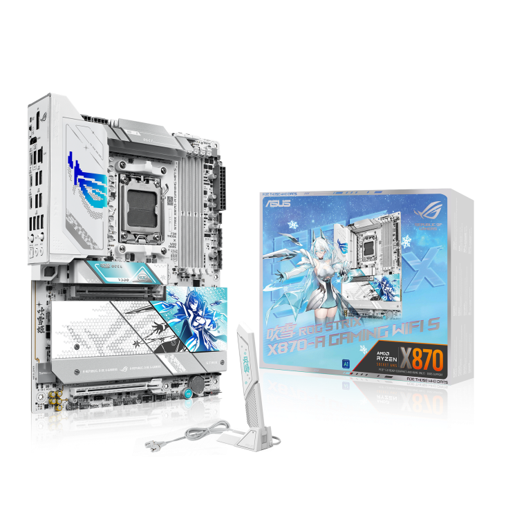 Buy New ASUS ROG Strix X870-A GAMING WIFI S BLOWS SNOW AM5 DDR5