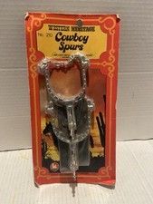 Vintage Western Heritage Cowboy Spurs Metal Kids 210 Kusan USA