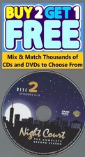 Night Court (DVD) Second Season 2 Disc 2 Replacement Disc Single Disc U.S. Issue
