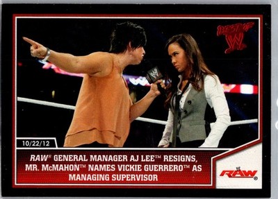 2013 Topps Best of WWE AJ Lee Vickie Guerrero #54