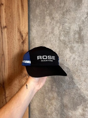 Martine Rose Logo Sports Cap Black & Blue erd opium Rick Owens mm6 - panel 24ss 