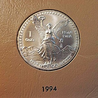 1994 Mexico 1oz SILVER Onza Libertad BU