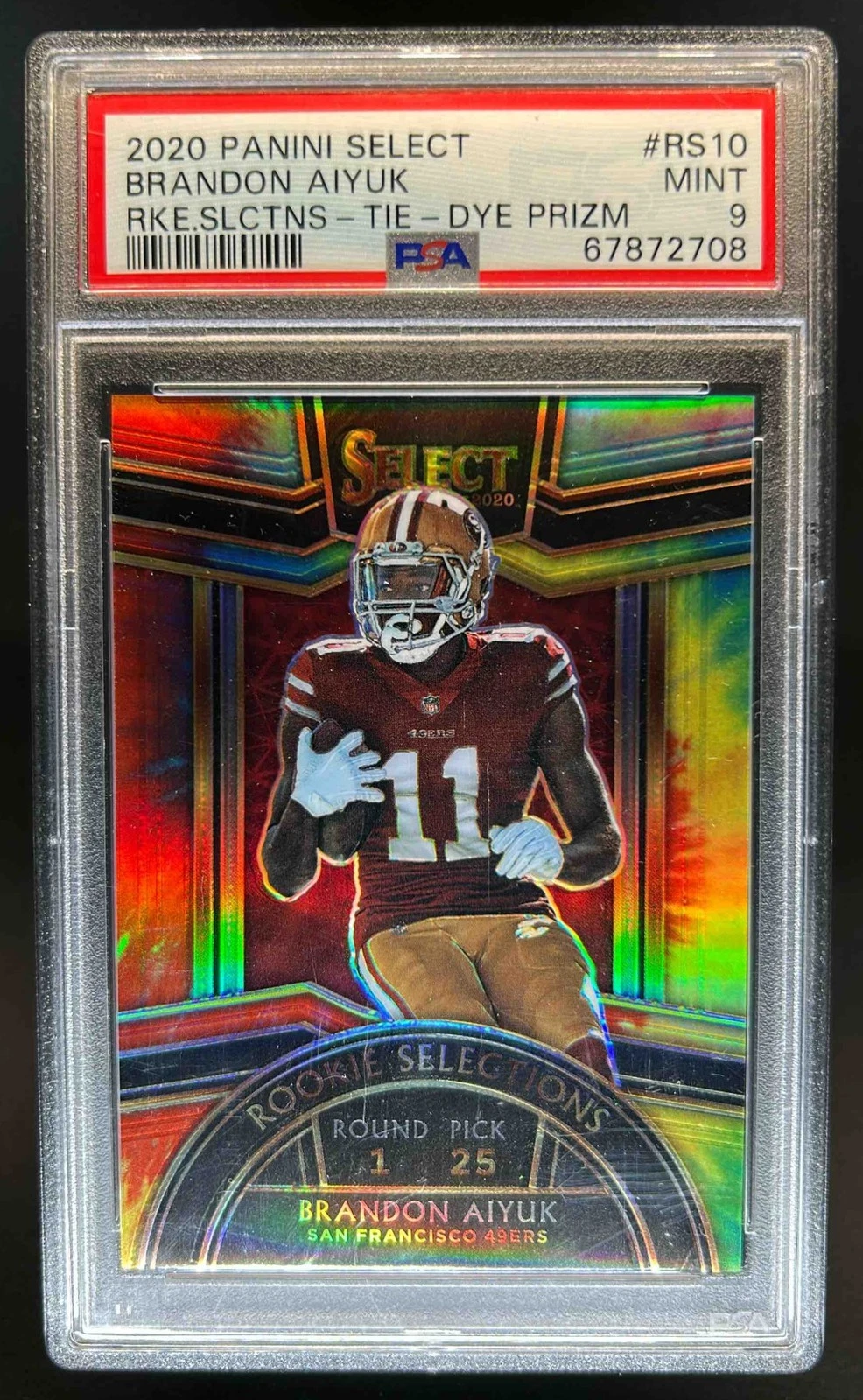 Brandon Aiyuk Panini Select Rookie Selections #RS10 Tie-Dye