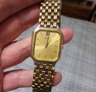 Men's Vintage SEIKO Gold Watch w/ New Battery - Works Great! b71