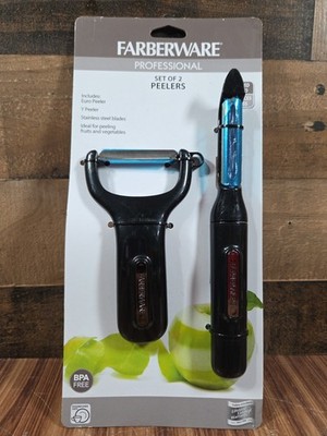 FARBERWARE PROFESSIONAL Peelers ~ Set Of 2 Peelers ~ EURO & Y PEELERS ~BPA Free