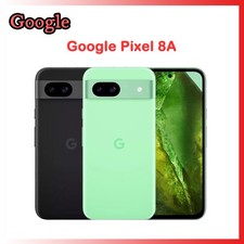 New Sealed Google Pixel 8a (5G) 128GB Factory Unlocked Smartphone Obsidian/Bay