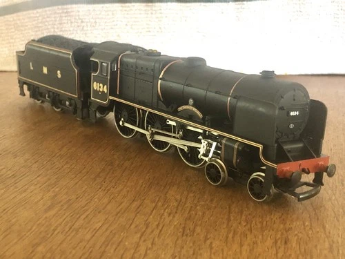 Bachmann 31-276 Loco & Tender CHESHIRE REGT 4-6-0 LMS Black 6134 - OO TESTED VGC