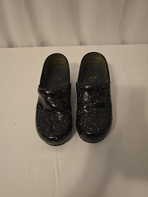 Dansko XP 2.0 Womens Rainbow Flecks Patent Clogs Slip-On Shoes  Size 40 US 9/9.5