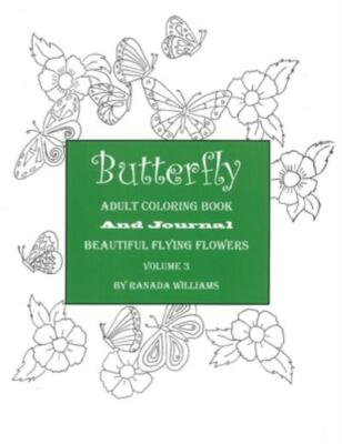 Butterfly Adult Coloring Book, Volume 3