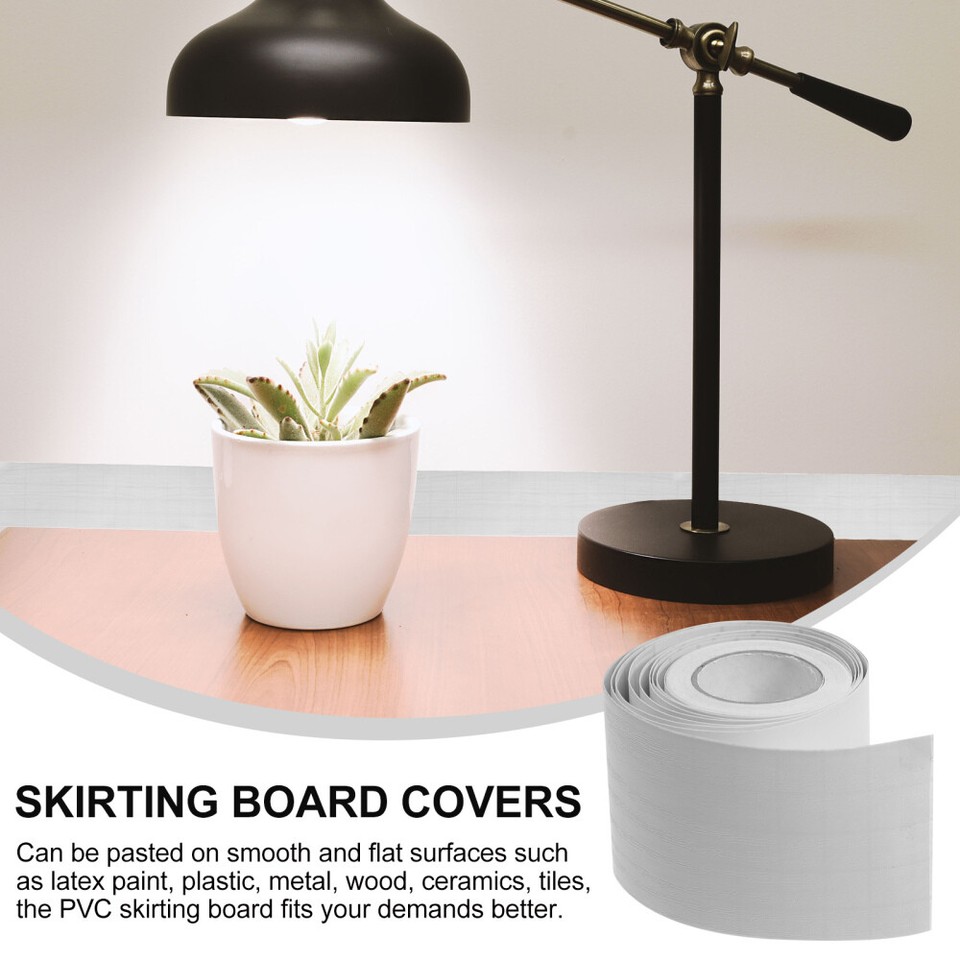 Tape Wall Decorative Trim Corner Selfadhesive Baseboard Kickboard eBay