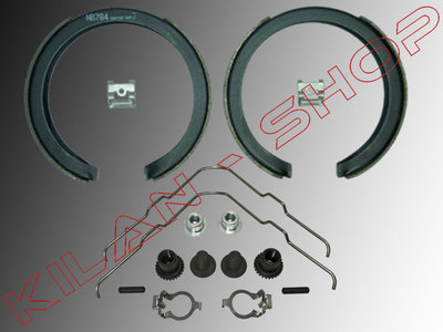 Handbremsbacken, Feststellbremse & Federn Satz Hardware Corvette 1997-2013