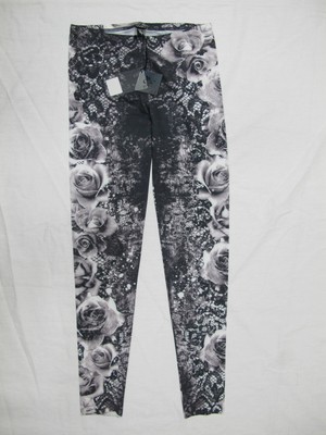 DEHA Hose / Leggings Frau mod.D95375 Col.nero/Grau/Weiß Größe L Winter 2014