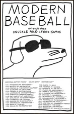 MODERN BASEBALL | KNUCKLE PUCK Tour Ltd Ed RARE Poster +BONUS Indie Punk Poster!