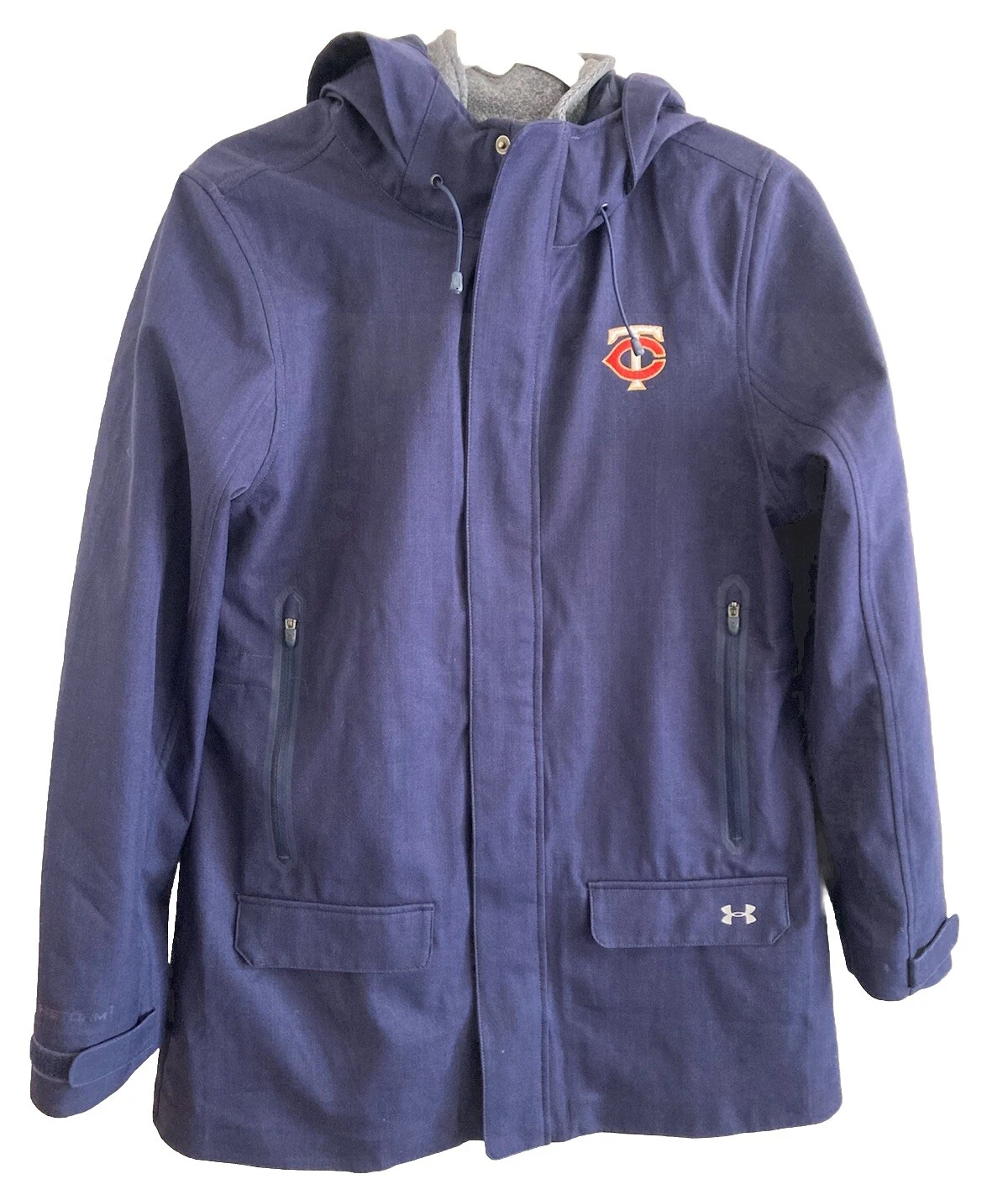 Under Armour Storm Jacket Minnesota Twins Men Small Coldgear Full Zip Hooded