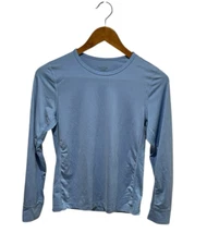 Cuddl Duds Active Long Sleeve Women's Small Blue