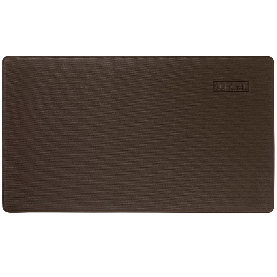 SoHome Cozy Living Seasoned with Love AntiFatigue Kitchen Mat, Grey