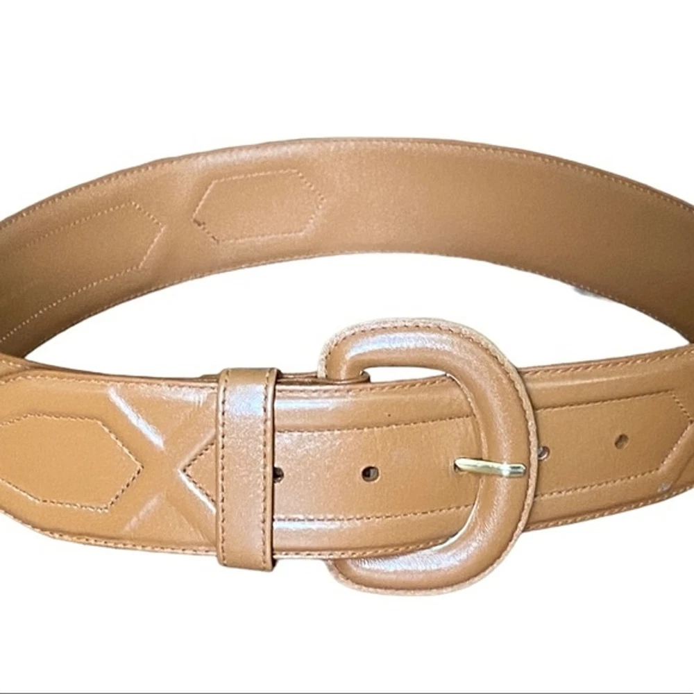 Dame Belt & Bag Vintage Leather Waist Belt Ladies S
