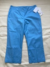 Liz Claiborne Cropped Cotton Pants, Size 12 32x24 NWT