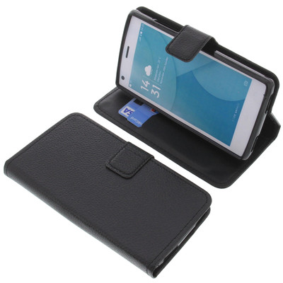 Tasche für Doogee X5 Max Smartphone BookStyle Schutzhülle Handytasche Schwarz