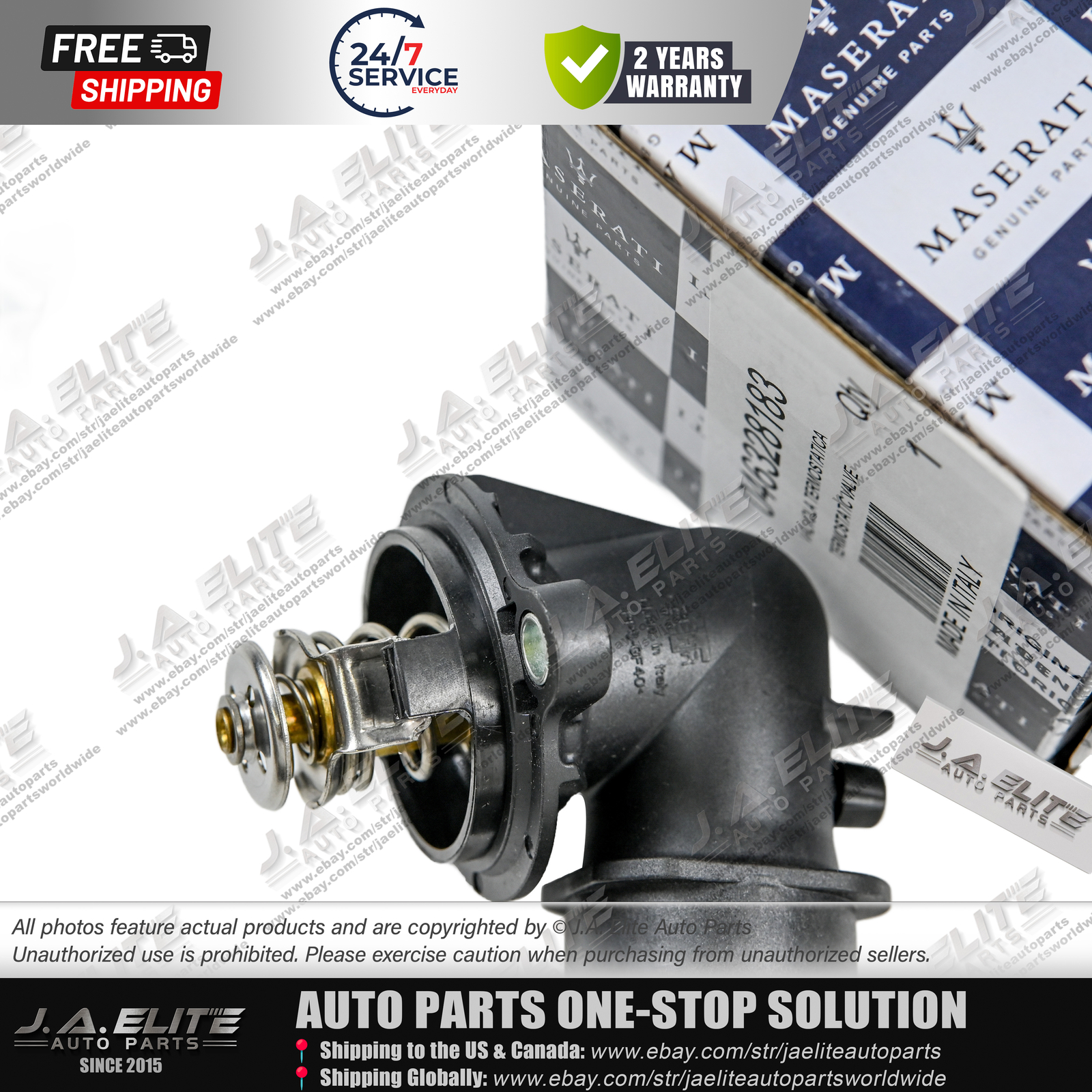 Genuine Thermostat for Maserati Ghibli Levante Quattroporte,Diesel Cars 46328183