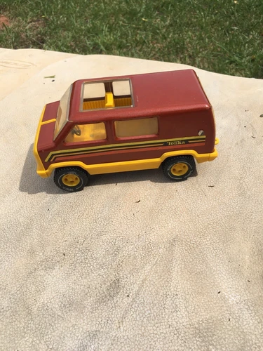 Vintage Tonka Die cast 70’s Van With Sunroof And Open Back Door