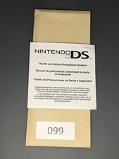 Health And Safety Precautions Booklet Nintendo DS, 2005 MANUAL ONLY