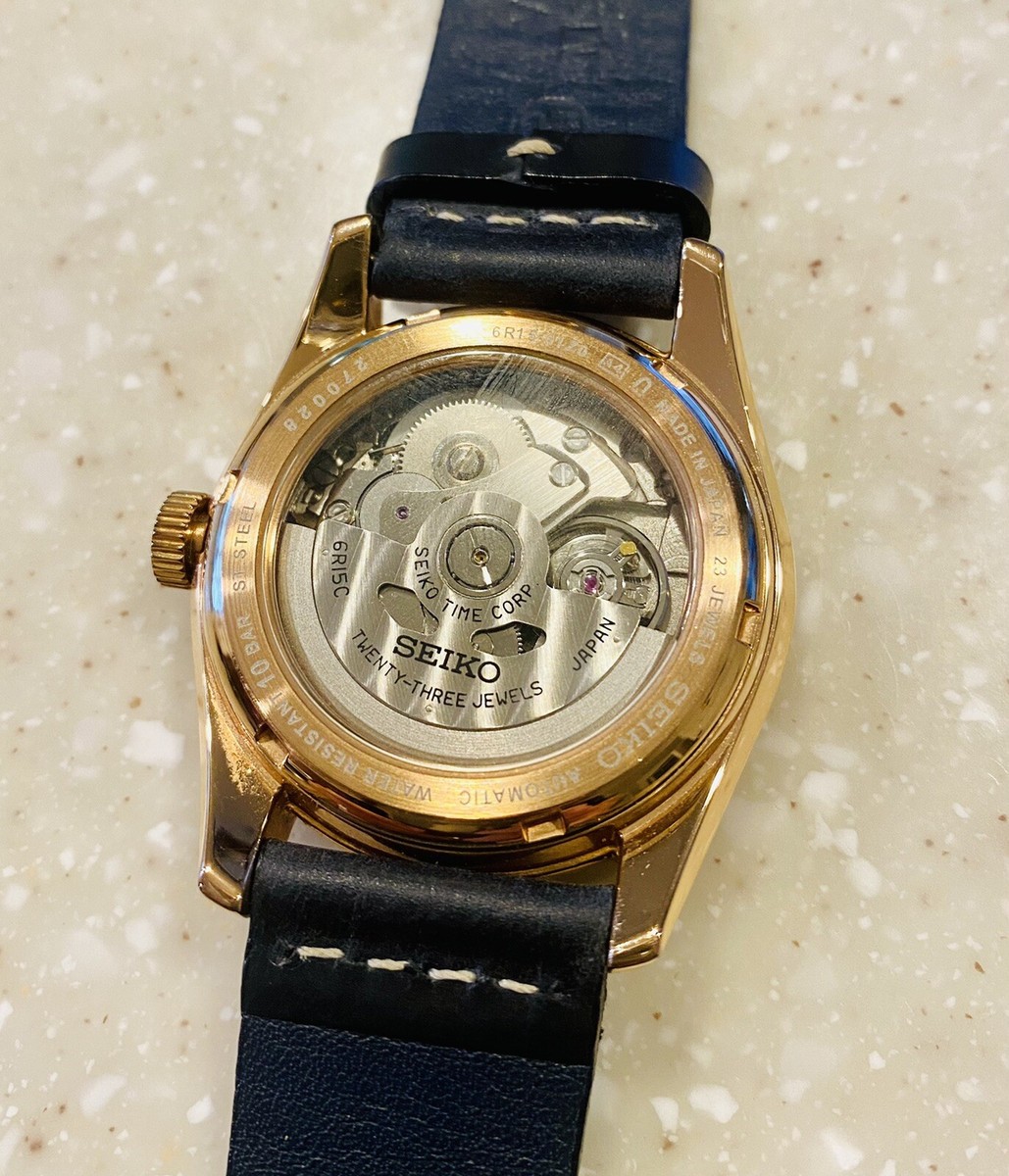SEIKO SARB 072 ROSE GOLD Skeleton Back Made In Japan SEIKO SARB 072 ROSE GOLD Skeleton Back Made In Japan