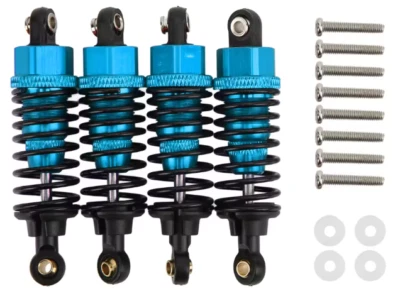 Oil Shock Absorber Damper Set 55mm For Tamiya TT-01/TT-02 Blue