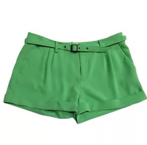 Joie pantaloncino verde menta donna tg 6 elegante casual zip polsini con cintura - Foto 8 di 12