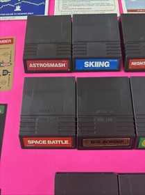 Intellivision Lot of 8 Games  - ALL TESTED - Working - Cleaned Pins